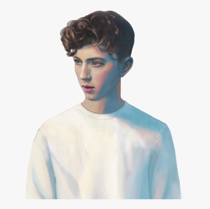 Troye Sivan Png - Troye Sivan Blue Hair, Transparent Png, Free Download