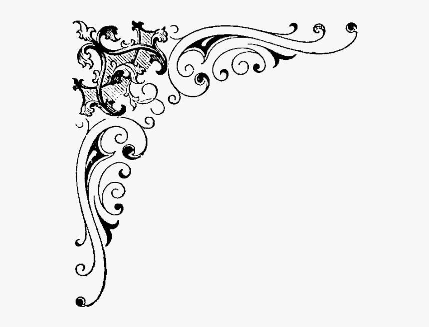 Corner Wedding Designs Invitation Corner Design Png, Transparent Png Chart Ka Corner Design