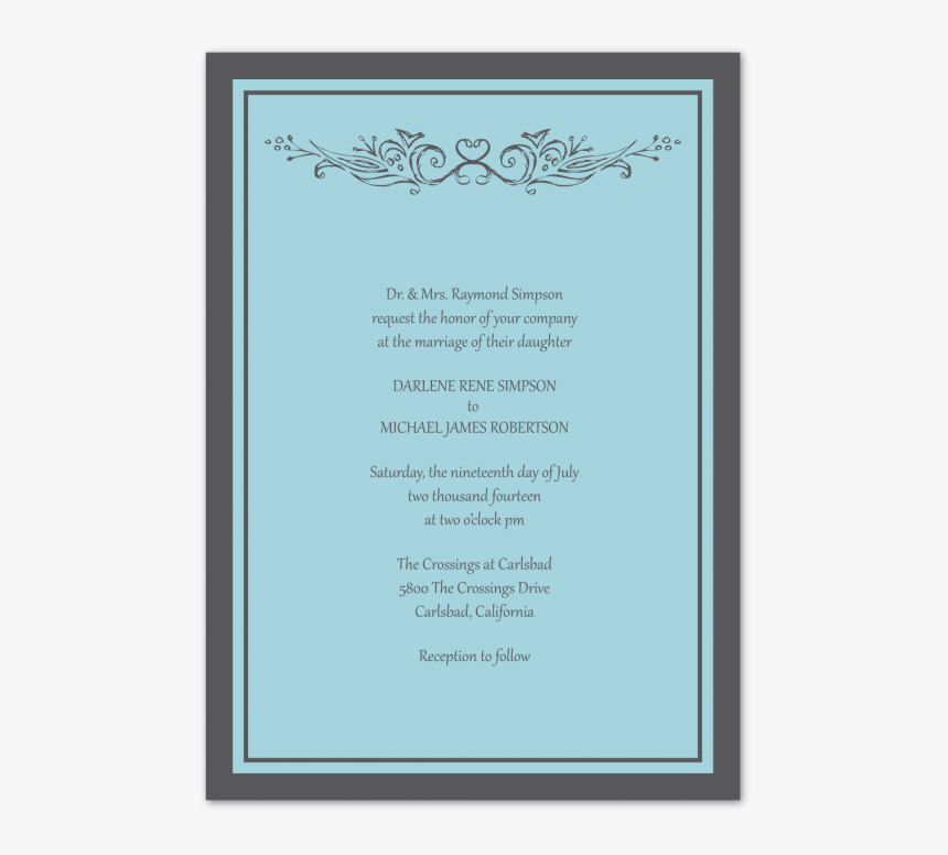 Jewish Wedding Invitations, HD Png Download, Free Download