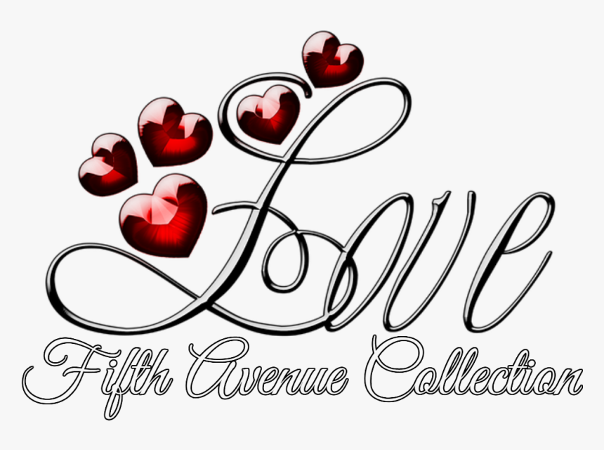 Fifth Avenue Collection Spring Jewellery Clipart , - L Letter Images In Heart, HD Png Download, Free Download