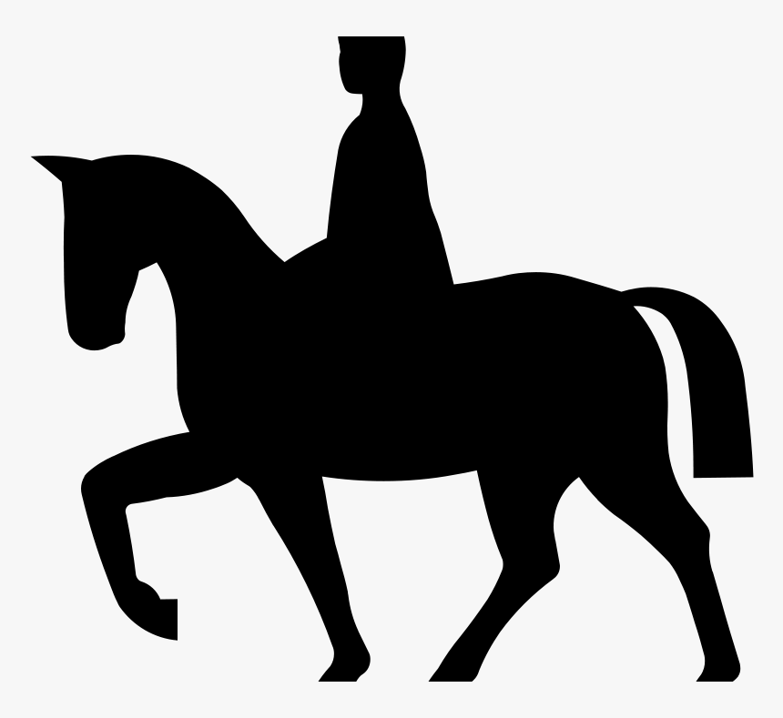 Horse Traffic Sign Equestrianism Clip Art - Horse Riding Icon Png, Transparent Png, Free Download