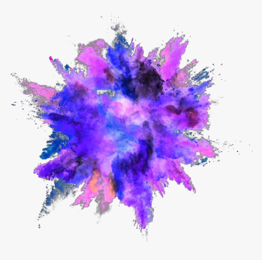 #explosion #color #powder #dust - Color Powder Explosion Png, Transparent Png, Free Download