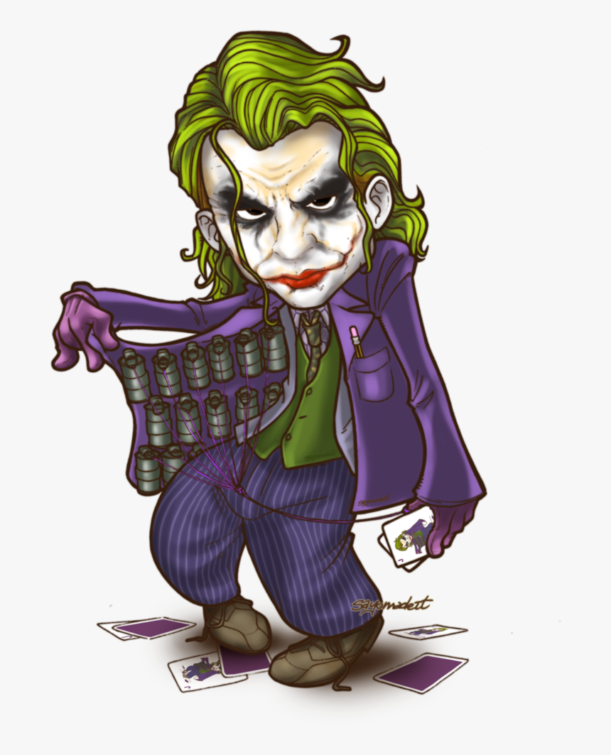 Joker Clipart Superhero Villain - Joker Chibi, HD Png Download, Free Download