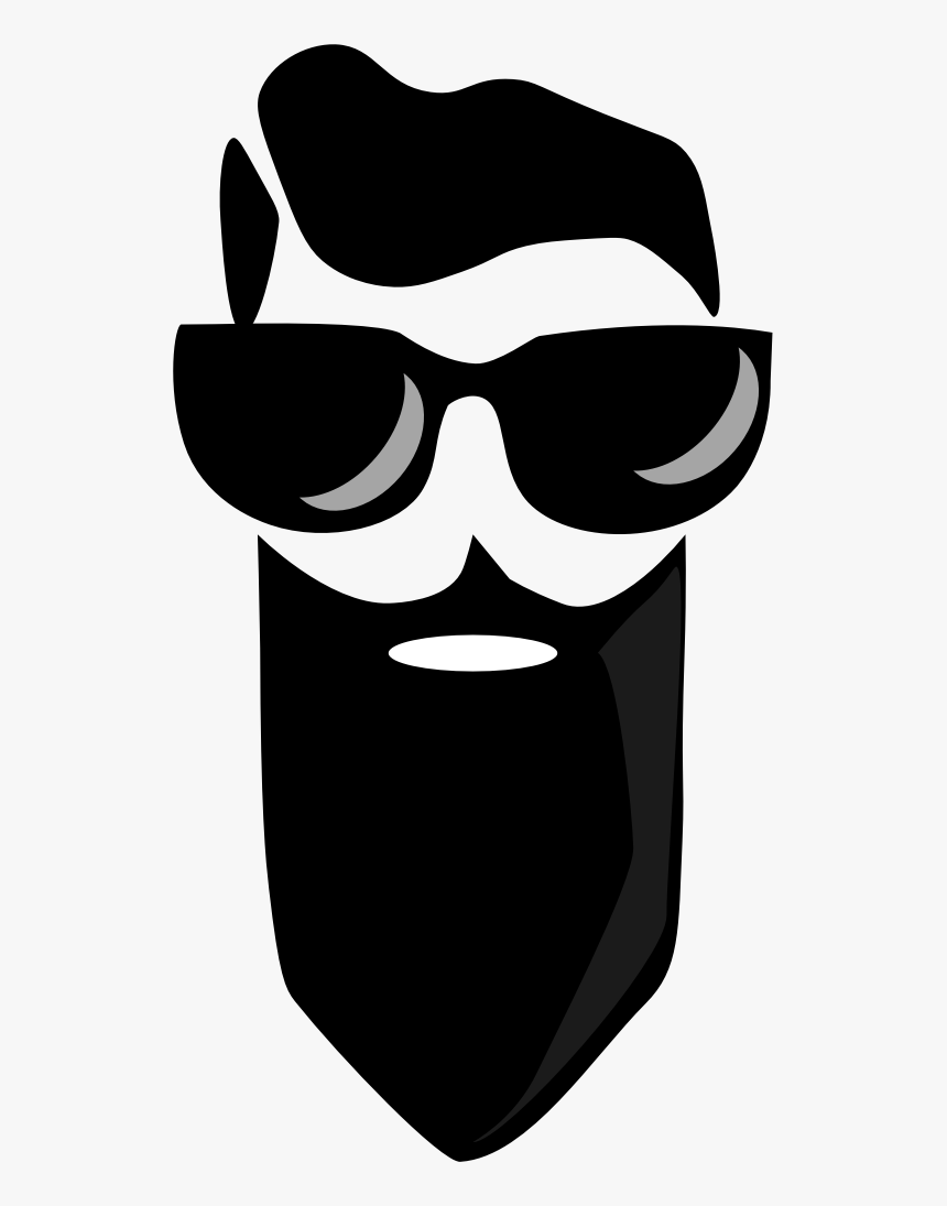 Bearded Man Big Image - Free Bearded Guy Silhouette, HD Png Download, Free Download