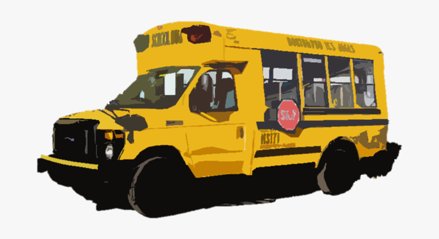 Short Bus Png - Single Rear Wheel School Bus, Transparent Png, Free Download