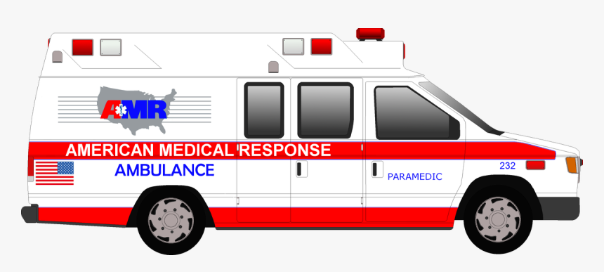 Ambulance Clipart Race Car - American Medical Response, HD Png Download, Free Download