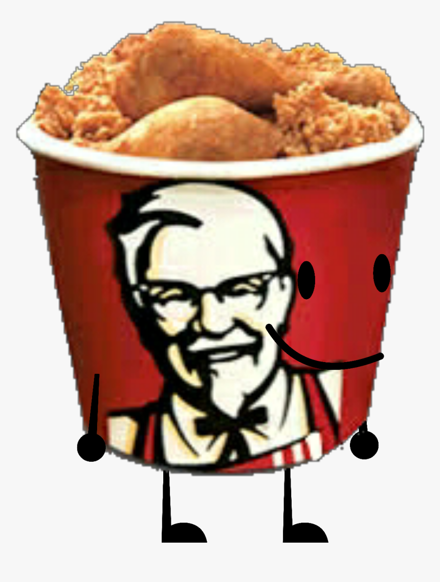 Fried Chicken Bucket - Kfc Breast Vs Thigh, HD Png Download, Free Download