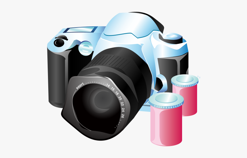 Camera 555px - Dslr Camera Clipart, HD Png Download, Free Download