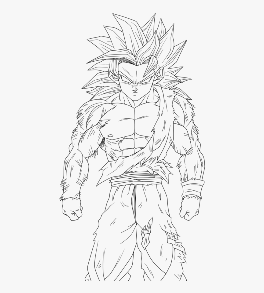 Goku Super Saiyan God Coloring Pages Super Saiyan God - Goku Ssj Deus Para Desenhar, HD Png Download, Free Download