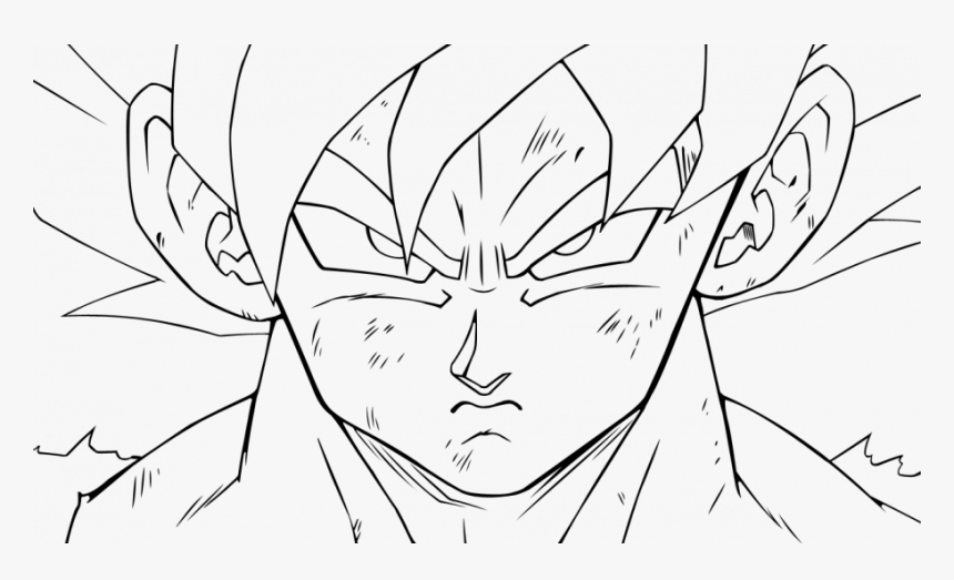 Simple Draw Goku, HD Png Download, Free Download