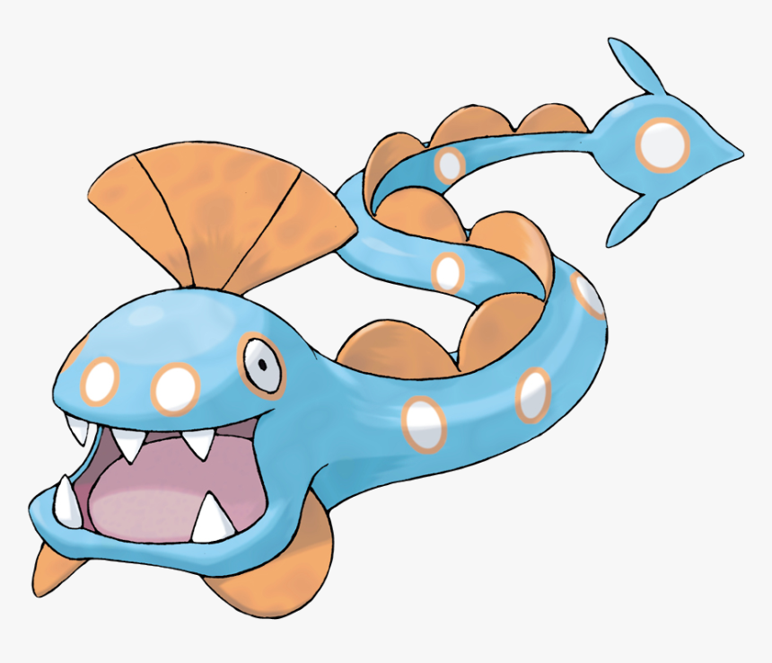 Clip Art Electric Eel Pokemon - Pokemon Huntail, HD Png Download, Free Download