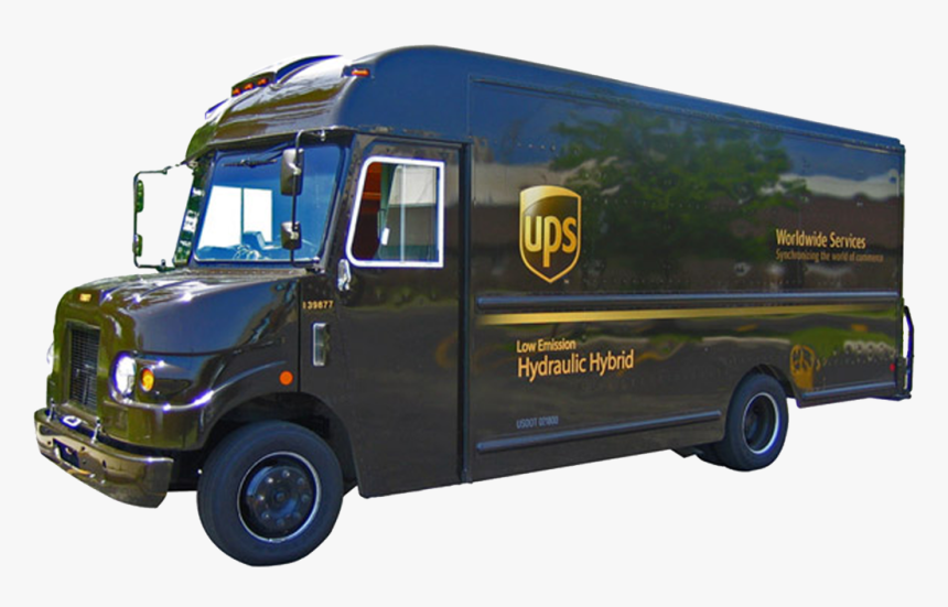 Ups Truck White Background, HD Png Download, Free Download
