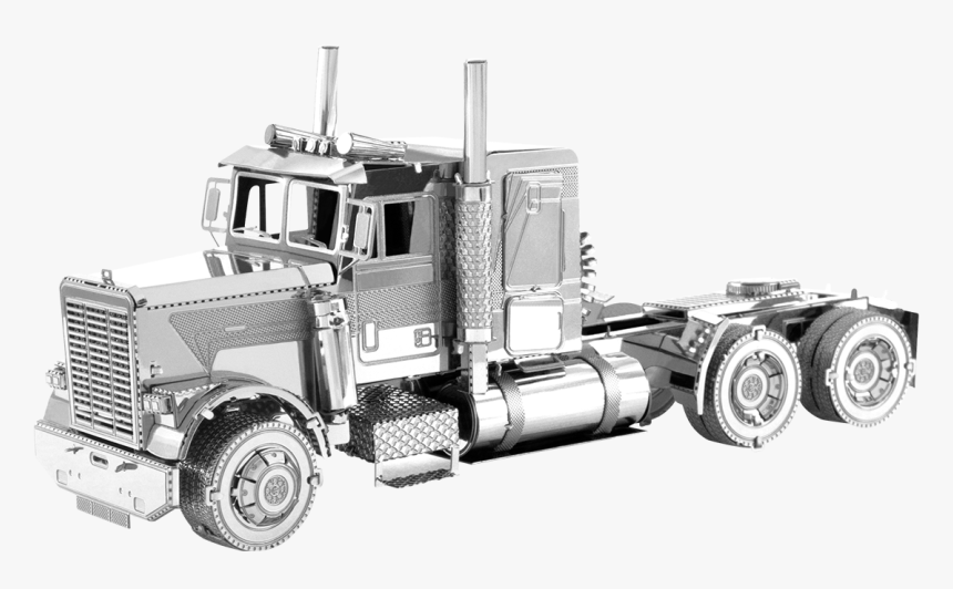 Picture Of Flc Long Nose Truck - 3 D Metal Model Kit, HD Png Download, Free Download