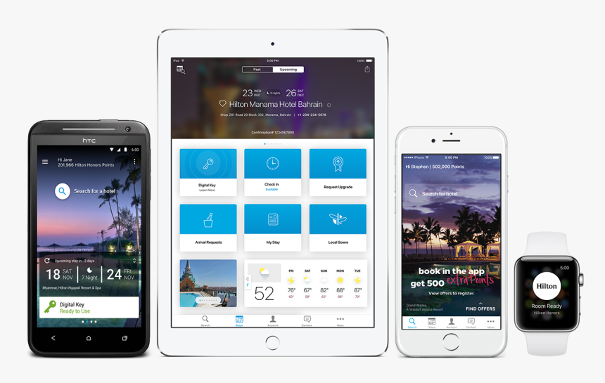 Hilton App, HD Png Download, Free Download