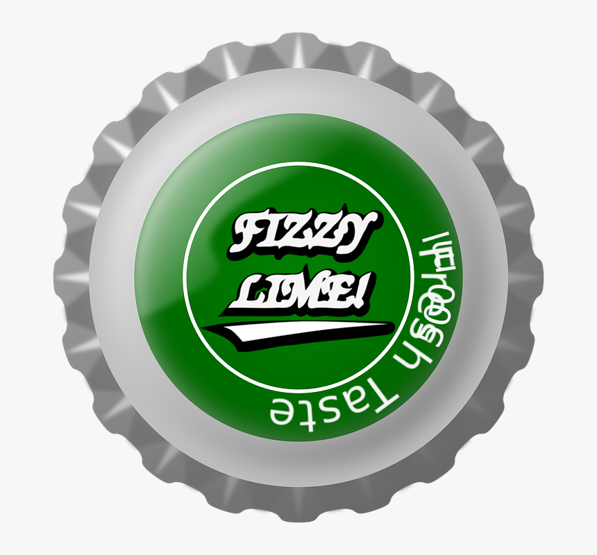 Crown Cap, Crown Cork, Crown Seal, Bottle, Drink, Green - Free Bottle Cap, HD Png Download, Free Download