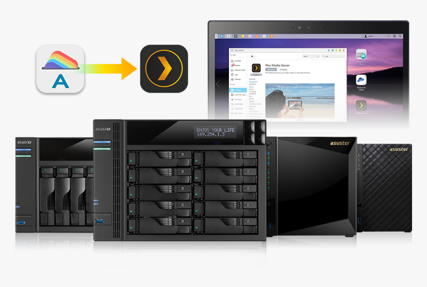 Nas Plex Server - Output Device, HD Png Download, Free Download