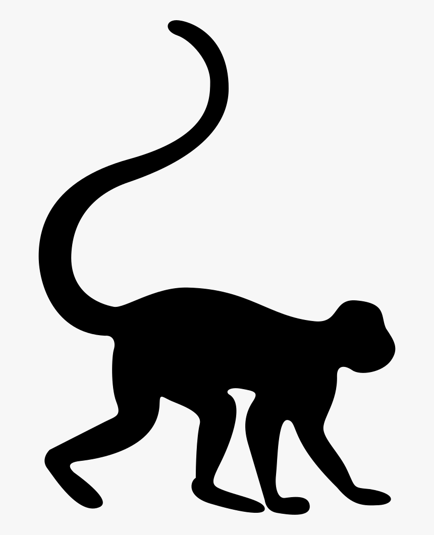 Transparent Snow Leopard Clipart - Monkey Svg, HD Png Download, Free Download