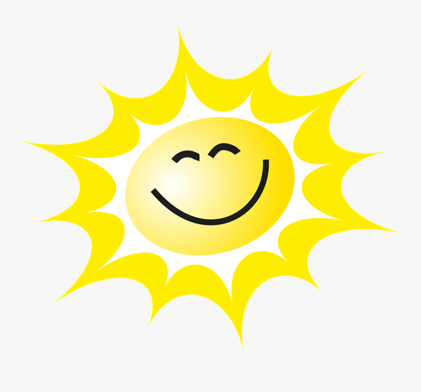 The Sun, A Smile, The Rays, Yellow, Sweetheart, Summer - Speech Balloon, HD Png Download, Free Download