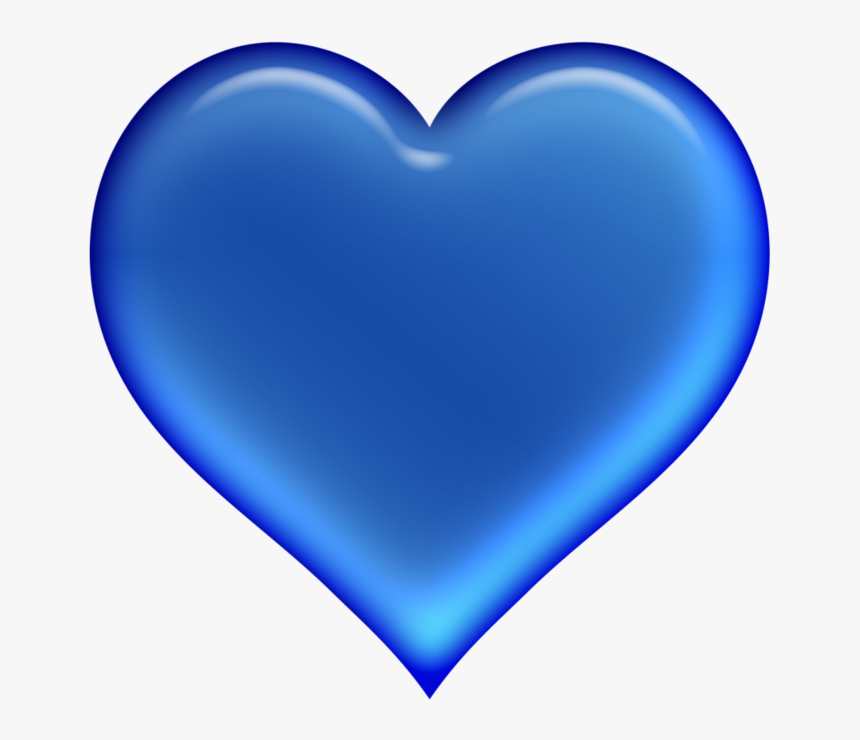 Transparent Blue Heart Emoji, HD Png Download, Free Download