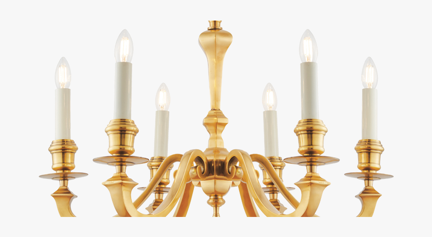 Demo Image - Brass 6 Arm Chandelier, HD Png Download, Free Download