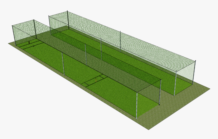 Buy Cricket Net In Hyderabad - Cricket Net Top View Png, Transparent Png, Free Download