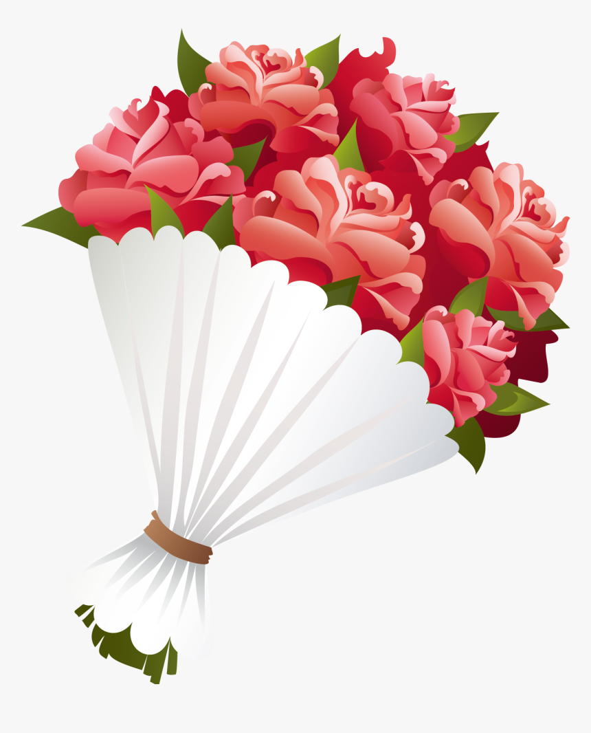 Png Flower Bokeh - Bouquet Of Flowers Clipart Png, Transparent Png, Free Download