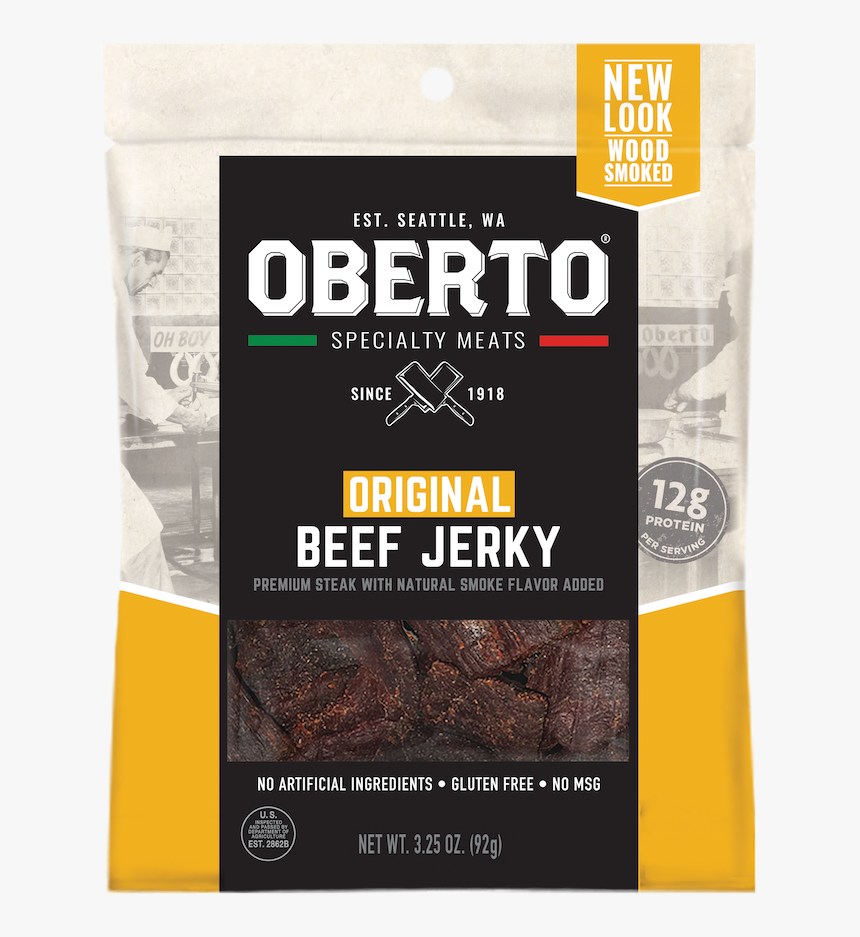 Original Jerky - Oberto Butchers Cut Bacon Jerky, HD Png Download, Free Download