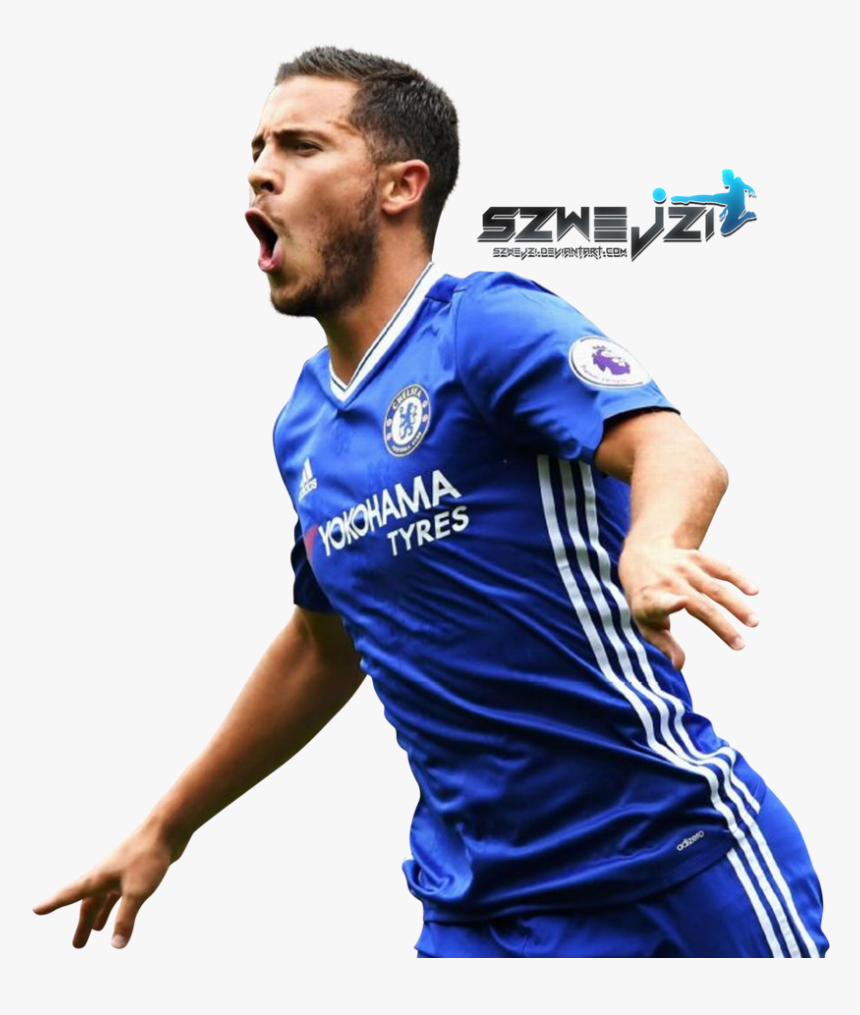 Soccer-player - Chelsea Hazard Png, Transparent Png, Free Download