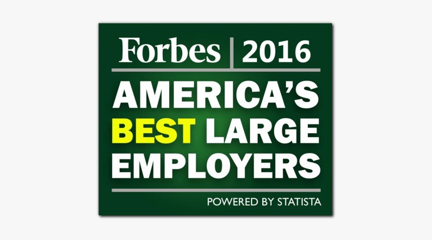 Forbes America's Best Large Employer 2016, HD Png Download, Free Download