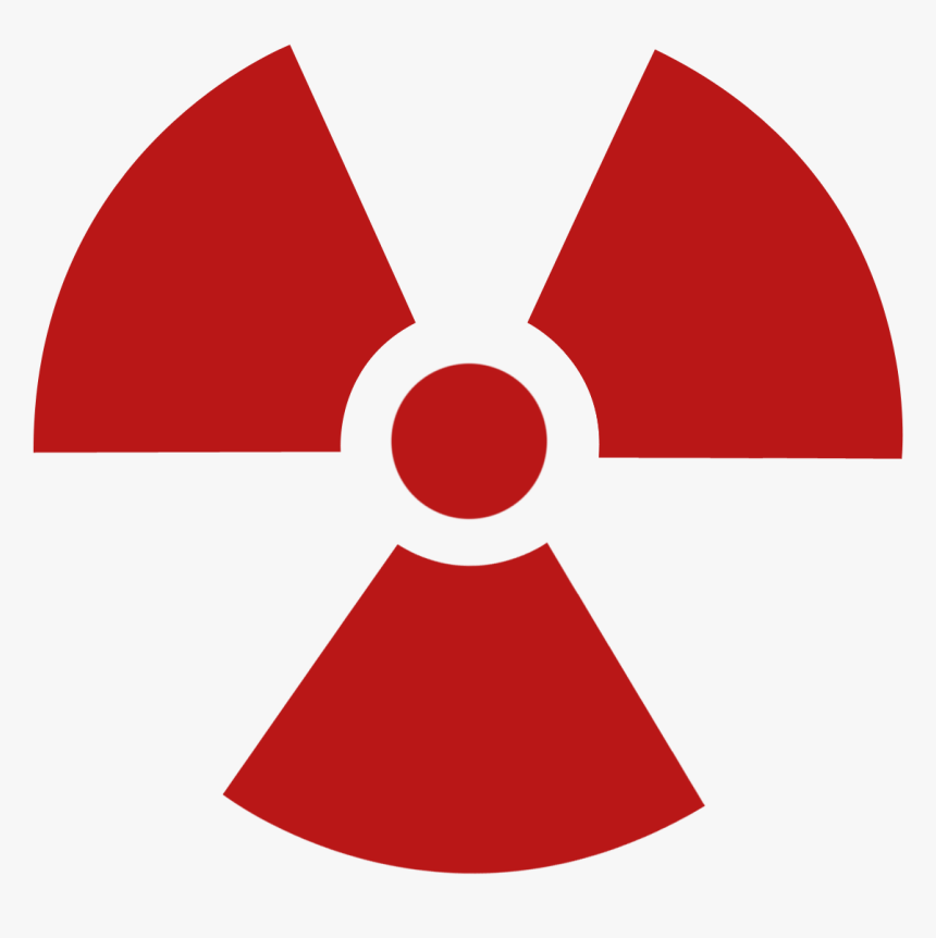 Nuclear Hazard Nuclear Hazard - Radioactive Symbol In Red, HD Png Download, Free Download