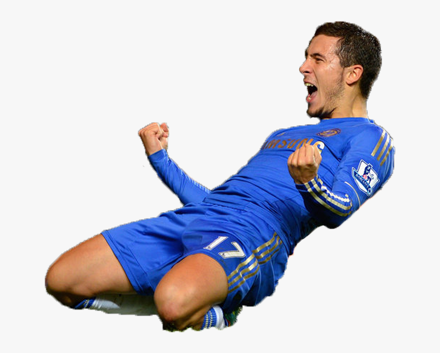 Eden Hazard White Background , Png Download - Hazard Chelsea White Background, Transparent Png, Free Download