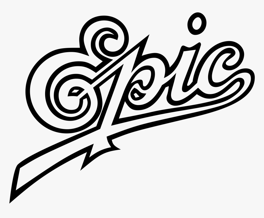 Epic Logo Png Transparent - Epic Records Logo Png, Png Download, Free Download