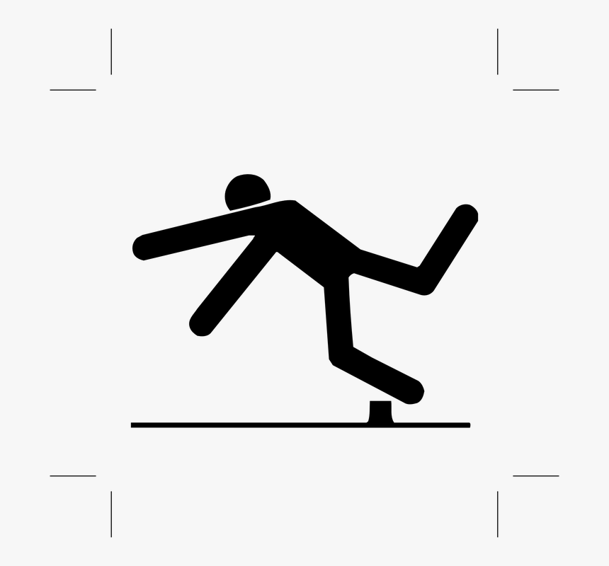 Falling Clipart Tripping - Falling Stick Figure Png, Transparent Png, Free Download