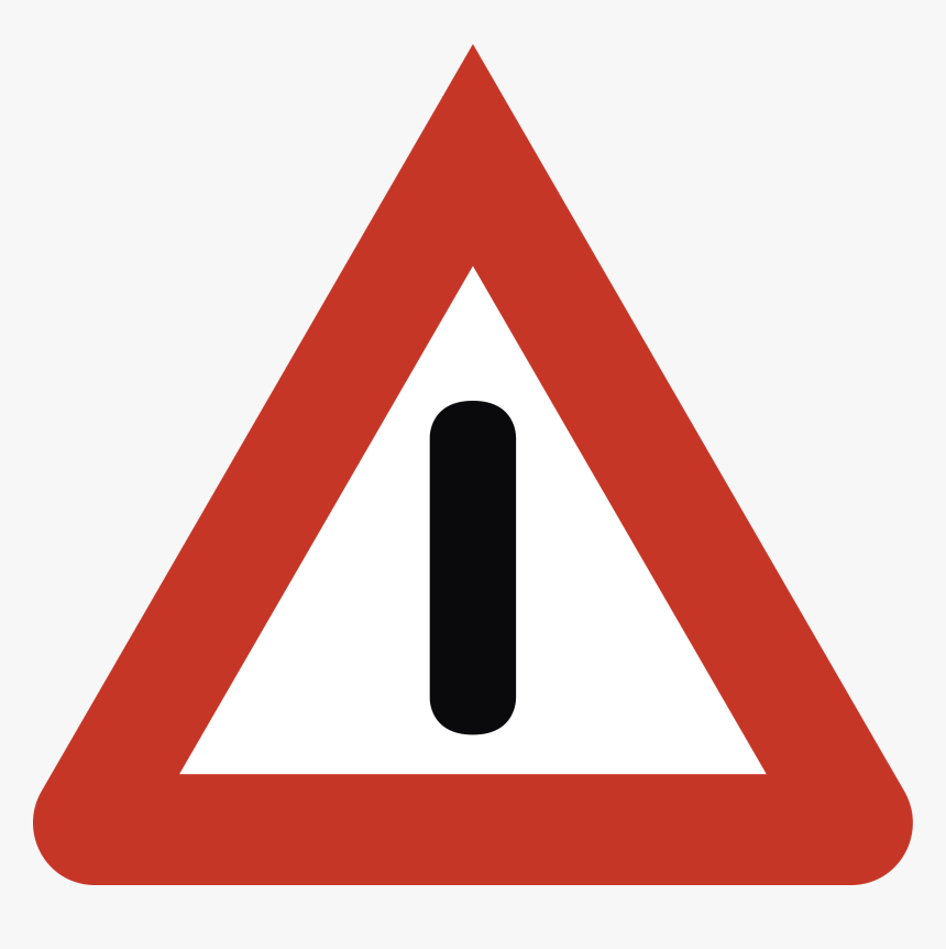 General Hazard, Reduce, Speed, Sign, Signage, Road - Rules Sign Png, Transparent Png, Free Download