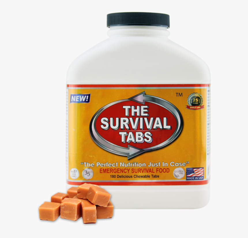 Disaster Food 15 Day Disaster Food Supply Butterscotch - Survival Tabs Chocolate, HD Png Download, Free Download