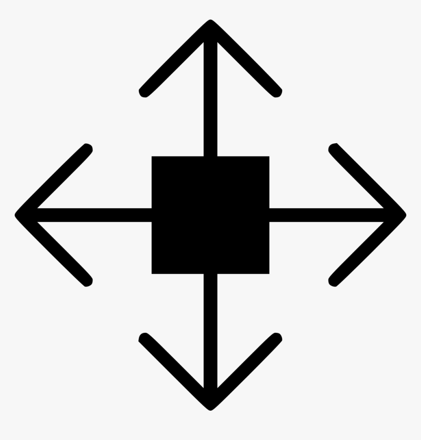 Move Object - Arrows In Different Directions, HD Png Download, Free Download