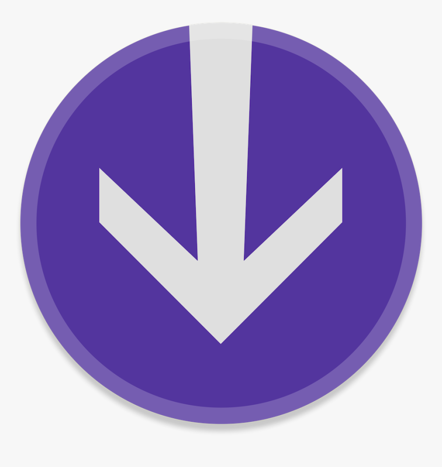 Downloads Icon - Download Purple Icon Png, Transparent Png, Free Download