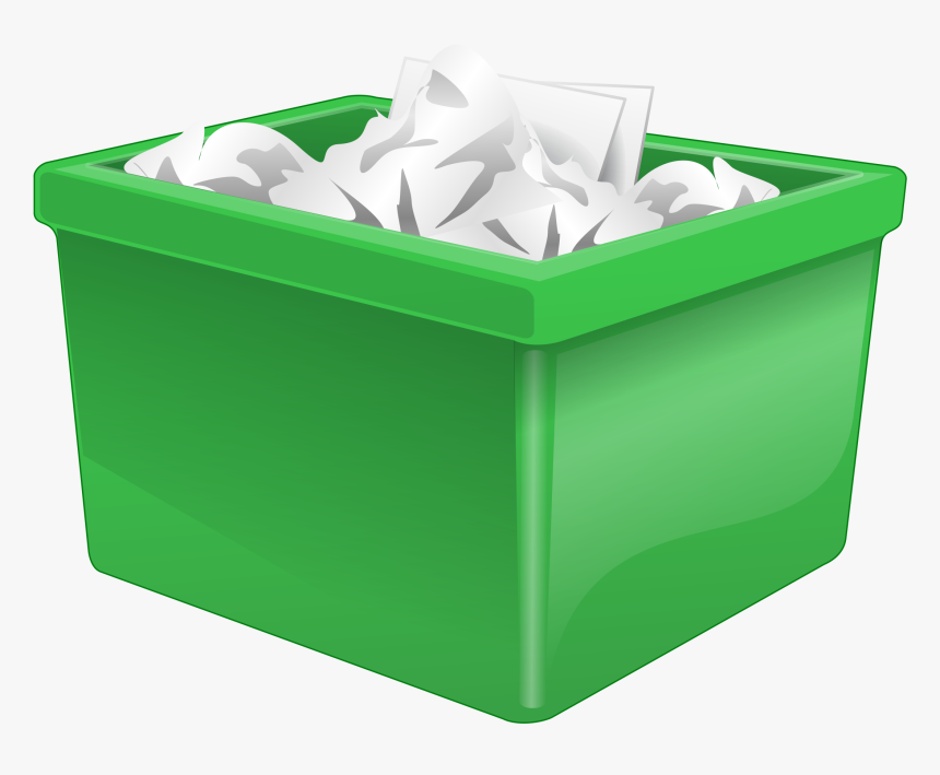 Paper Clipart Recycle Bin - Recycling Box, HD Png Download, Free Download