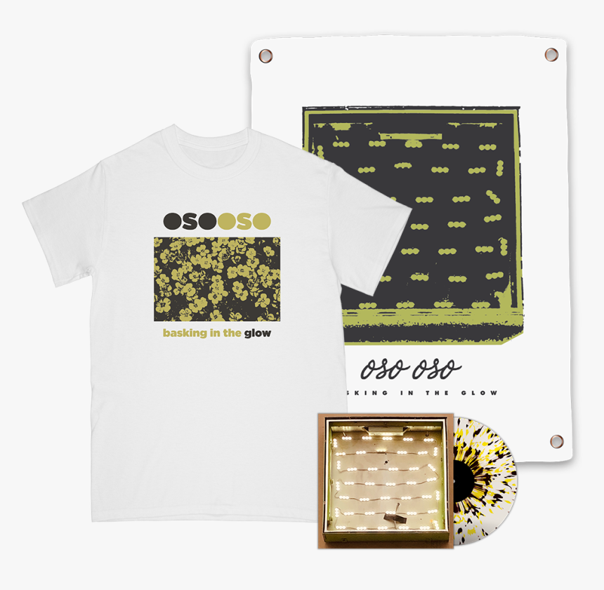 Shirt Flag Vinyl Or Cd - Oso Oso Basking In The Glow, HD Png Download, Free Download