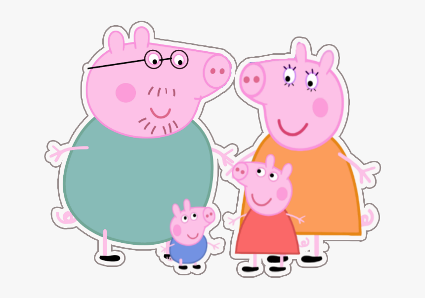 Mummy Pig Animated Cartoon Clip Art - Peppa Pig, HD Png Download, Free Download
