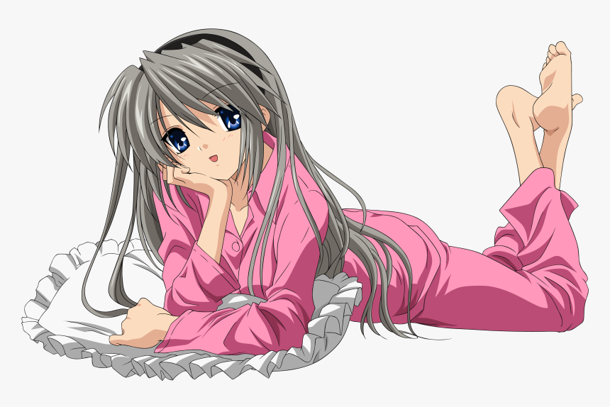 Girl In Pajamas Png - Anime Girl In Pajamas, Transparent Png, Free Download