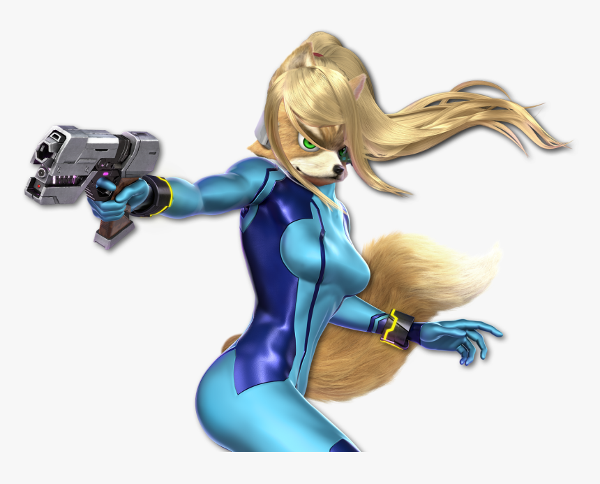 Sticker Starfox Fox Mccloud Super Smash Bros Ultimate - Super Smash Bros Ultimate Samus Zero, HD Png Download, Free Download