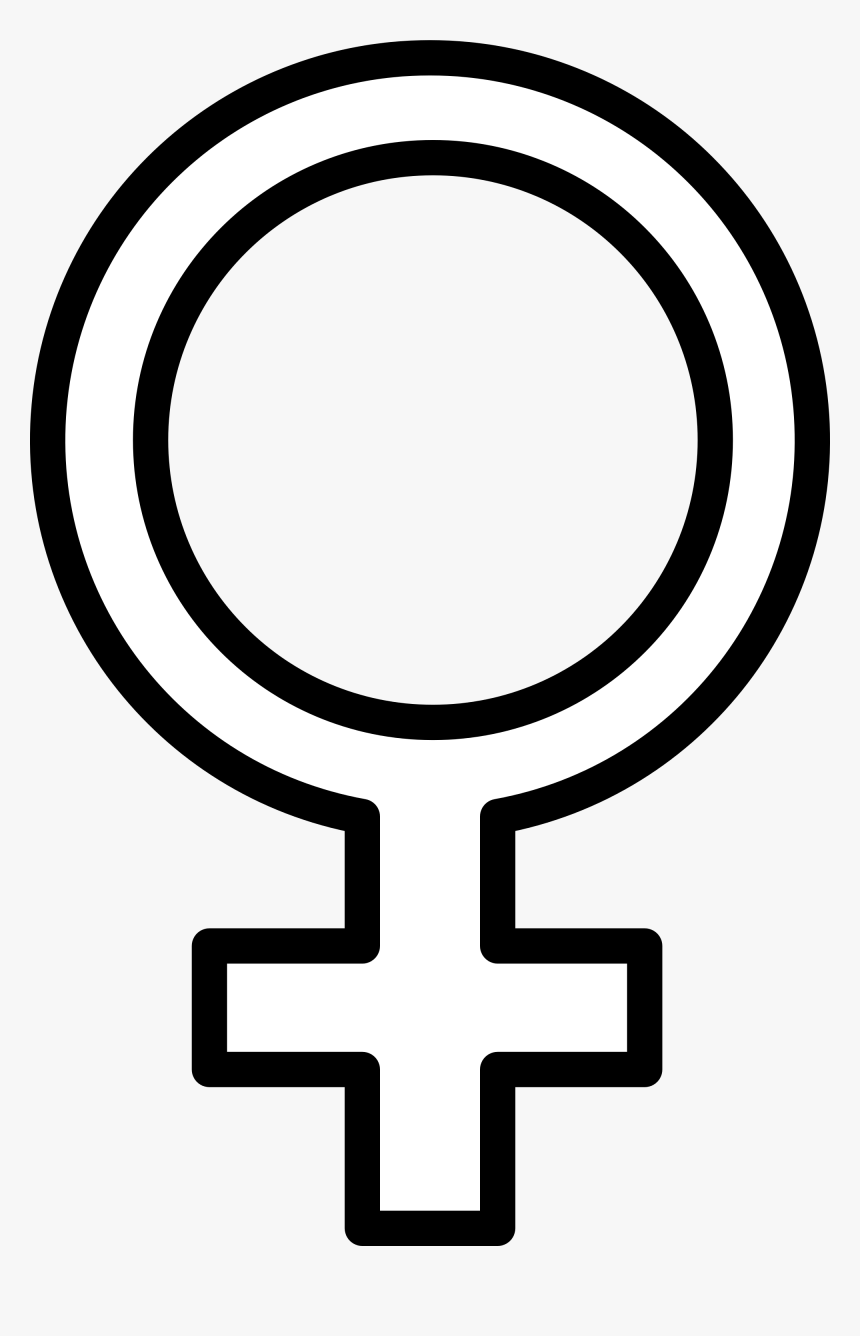 Female Symbol White, HD Png Download, Free Download