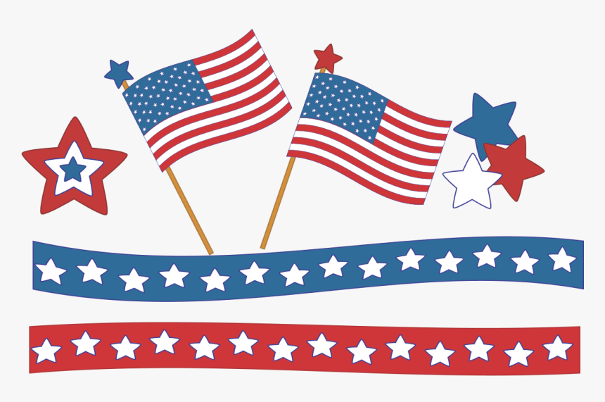 Free July 4th Clipart 1 Png - Happy 4th Of July Png, Transparent Png, Free Download