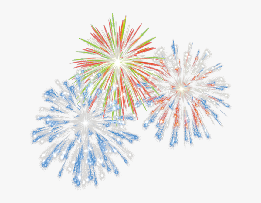 Fireworks Transparent Rainbow - Fireworks Png Free, Png Download, Free Download