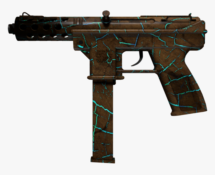 Cracked Opal - Cs Go Tec 9 Ice Cap, HD Png Download, Free Download