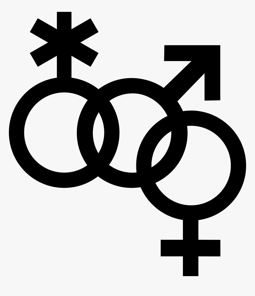 Mars Symbol Interlocked With A Nonbinary Symbol And - Nonbinary Symbol, HD Png Download, Free Download