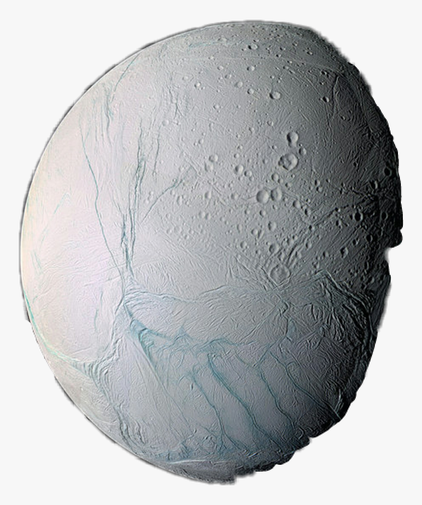 #moon #enceladus #saturn #silver #planet - Circle, HD Png Download, Free Download