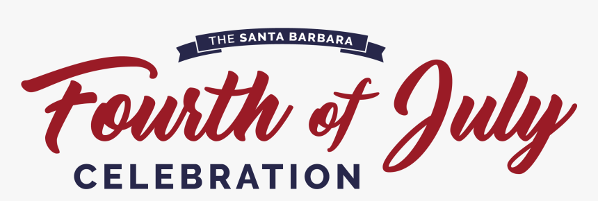 Santa Barbara Fourth Of July Celebration - Fourth Of July Text, HD Png Download, Free Download