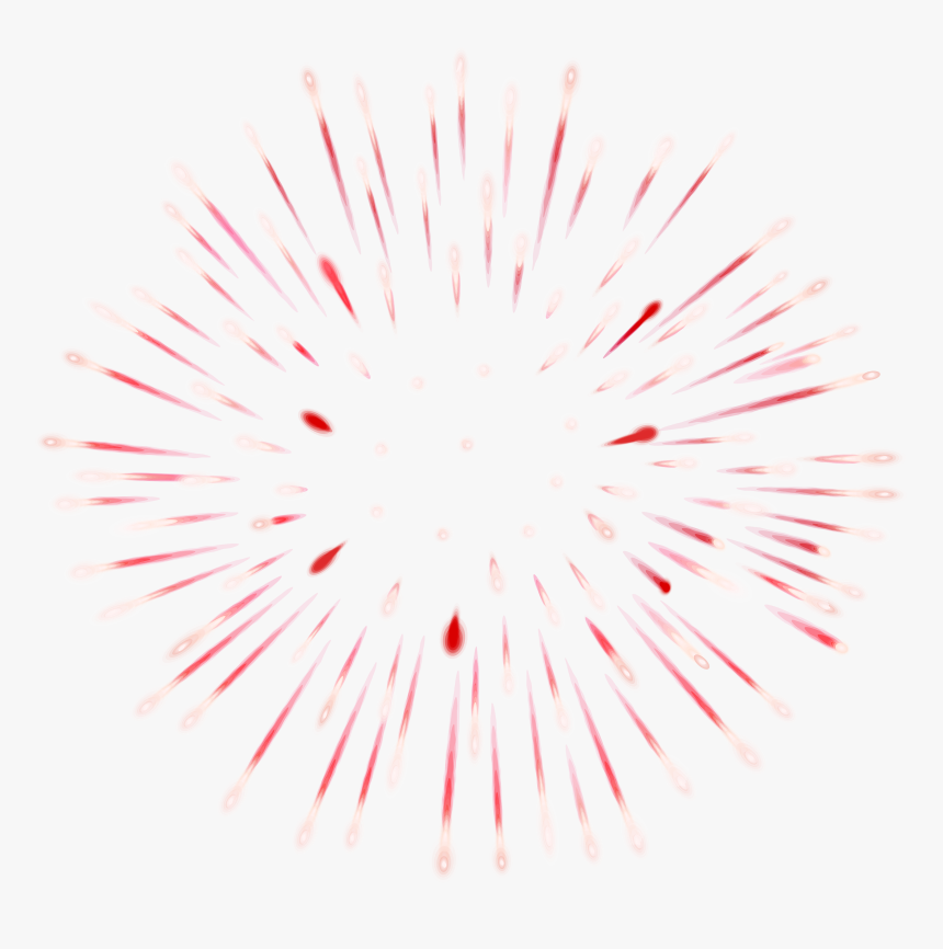 Red Fireworks Png - Red White And Blue Fireworks Transparent, Png Download, Free Download